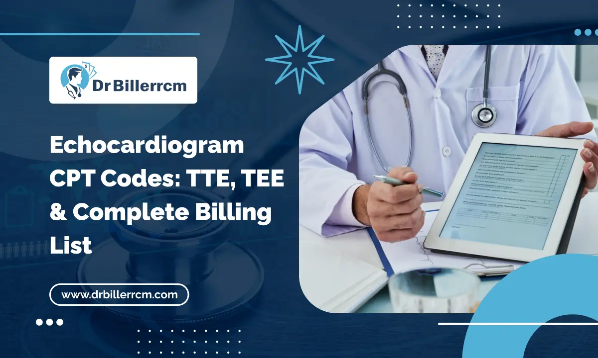 Echo CPT Codes 2026_ TTE, TEE & Complete Billing List