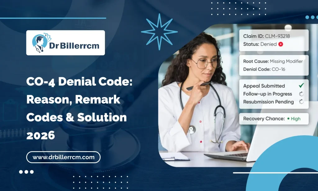 CO-4 Denial Code: Reason, Remark Codes & Solution 2026